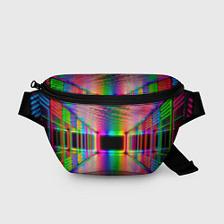 Поясная сумка Неоновая галерея, цвет: 3D-принт