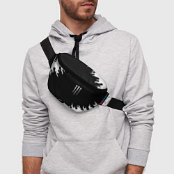 Поясная сумка Monster energy белый огонь, цвет: 3D-принт — фото 2