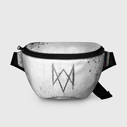 Поясная сумка Watch Dogs - white gradient, цвет: 3D-принт