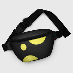 Поясная сумка Лава лампа макро баланс абстракция с монохромом, цвет: 3D-принт — фото 2