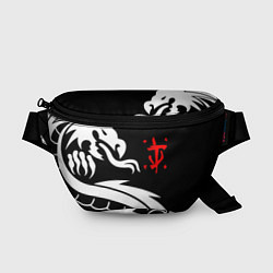 Поясная сумка Doom dragon steel, цвет: 3D-принт