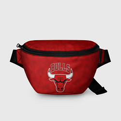 Поясная сумка NBA Chicago Bulls, цвет: 3D-принт
