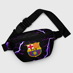 Поясная сумка Barcelona neon storm, цвет: 3D-принт — фото 2