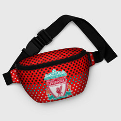 Поясная сумка Liverpool точки текстура спорт, цвет: 3D-принт — фото 2