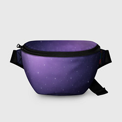 Поясная сумка Мерцание на фиолетовом градиенте, цвет: 3D-принт