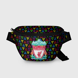 Поясная сумка Liverpool pattern neon, цвет: 3D-принт
