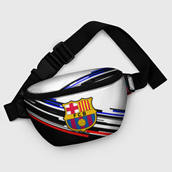Поясная сумка Barcelona полосы текстура спорт, цвет: 3D-принт — фото 2