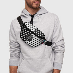 Поясная сумка Inter паттерн люди спорт, цвет: 3D-принт — фото 2