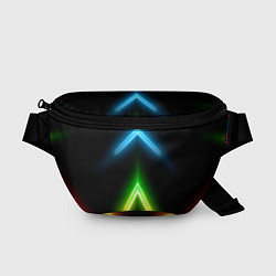 Поясная сумка Neon multicolored lines, цвет: 3D-принт