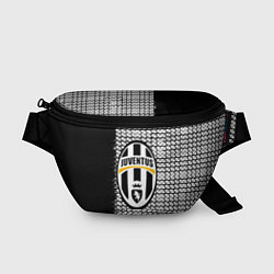 Поясная сумка Ювентус текстура геометрия, цвет: 3D-принт