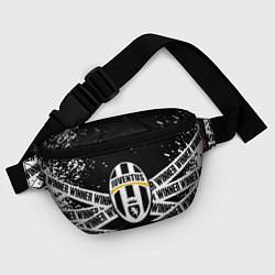 Поясная сумка Juventus подедитель краски, цвет: 3D-принт — фото 2