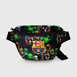 Поясная сумка Minecraft x barcelona fc