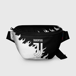Поясная сумка Ювентус огонь текстура, цвет: 3D-принт