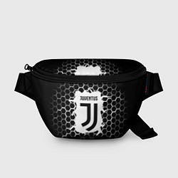 Поясная сумка Juventus соты текстура краски, цвет: 3D-принт