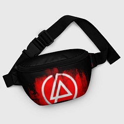 Поясная сумка Linkin Park: Red style, цвет: 3D-принт — фото 2