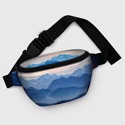Поясная сумка Горы, цвет: 3D-принт — фото 2