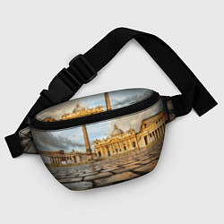 Поясная сумка Площадь святого Петра, цвет: 3D-принт — фото 2
