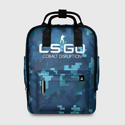 Рюкзак женский Cs:go - Cobalt Disruption Ржавый кобальт, цвет: 3D-принт