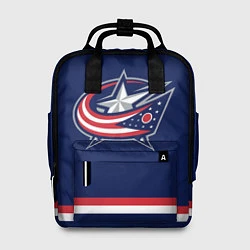 Рюкзак женский Columbus Blue Jackets, цвет: 3D-принт