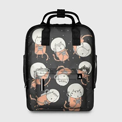 Рюкзак женский Космические котики, цвет: 3D-принт