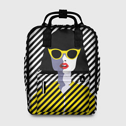 Рюкзак женский Pop art girl, цвет: 3D-принт
