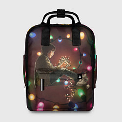 Рюкзак женский Парень с лампочками, цвет: 3D-принт