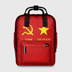 Рюкзак женский СССР и Вьетнам, цвет: 3D-принт
