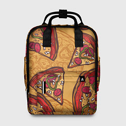 Рюкзак женский Пицца, цвет: 3D-принт