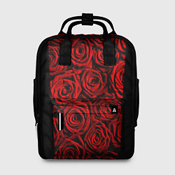 Рюкзак женский Унисекс / Красные розы, цвет: 3D-принт