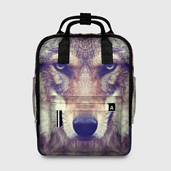 Рюкзак женский Angry Wolf, цвет: 3D-принт