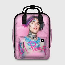 Рюкзак женский Lil Peep: Pink Style, цвет: 3D-принт