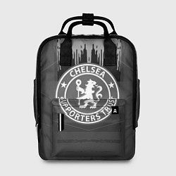 Рюкзак женский FC Chelsea: Grey Abstract, цвет: 3D-принт