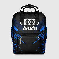 Рюкзак женский Audi: Blue Anger, цвет: 3D-принт