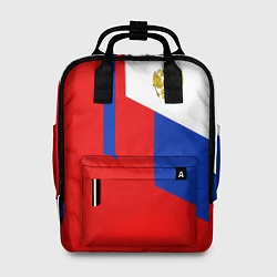 Женский рюкзак Russia: Geometry Tricolor