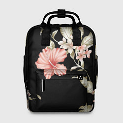 Женский рюкзак Цветок во мраке