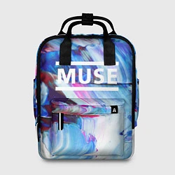 Рюкзак женский MUSE: Blue Colours, цвет: 3D-принт