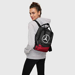 Рюкзак женский Mercedes Benz: Grey Carbon, цвет: 3D-принт — фото 2