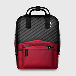 Рюкзак женский Volkswagen: Red Carbon, цвет: 3D-принт