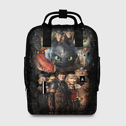 Рюкзак женский How to Train Your Dragon, цвет: 3D-принт