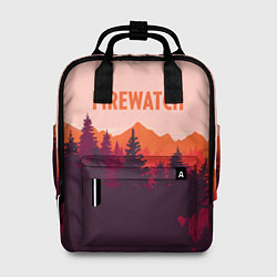 Рюкзак женский Firewatch: Orange Style, цвет: 3D-принт
