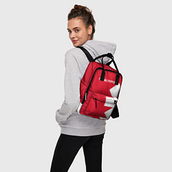 Рюкзак женский RHCP: Red Style, цвет: 3D-принт — фото 2