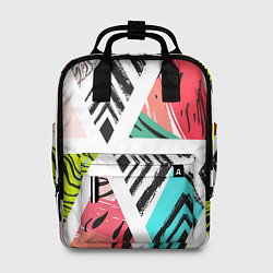 Рюкзак женский Тропическое ассорти, цвет: 3D-принт