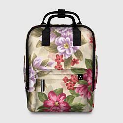Женский рюкзак Цветочный мотив