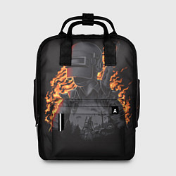 Рюкзак женский PUBG: Flame Soldier, цвет: 3D-принт