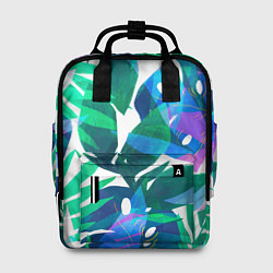 Рюкзак женский Зеленые тропики, цвет: 3D-принт