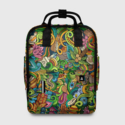 Женский рюкзак Тибетский коллаж