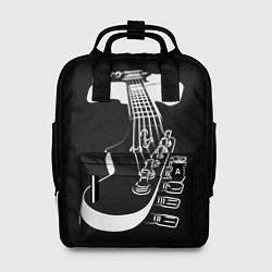 Женский рюкзак Гитара черно - белая