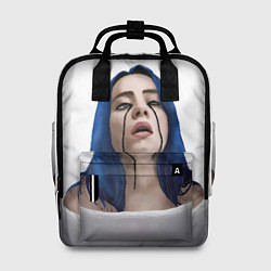 Рюкзак женский Слезы Билли Айлиш, цвет: 3D-принт