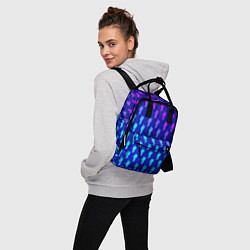 Рюкзак женский Billie Eilish: Violet Pattern, цвет: 3D-принт — фото 2
