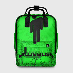 Рюкзак женский Billie Eilish: Green Manikin, цвет: 3D-принт